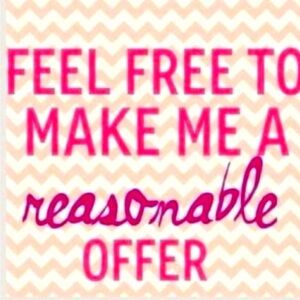 Hi everyone I am accepting reasonable offers